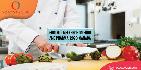690th Conference on Food and Pharma, 2020, Canada