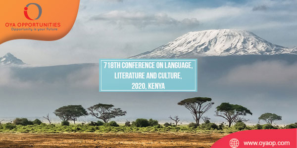718th Conference on Language, Literature and Culture, 2020, Kenya