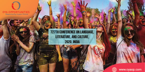 727th Conference on Language, Literature, and Culture, 2020, India