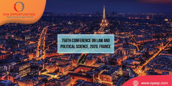 758th Conference on Law and Political Science, 2020, France