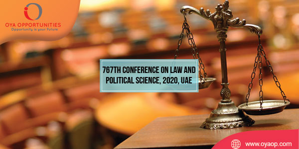 767th Conference on Law and Political Science, 2020, UAE