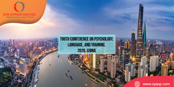 786th Conference on Psychology, Language, and Training, China