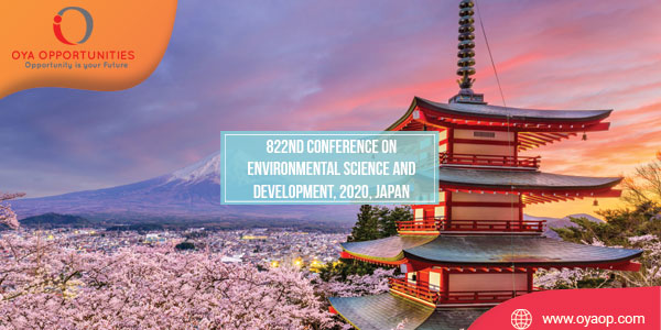 822nd Conference on Environmental Science, 2020, Japan