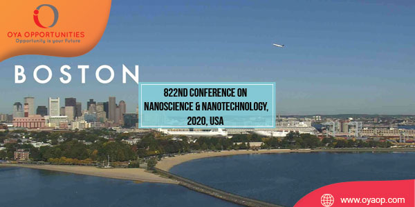 822nd Conference on Nanoscience and Nanotechnology, 2020, USA