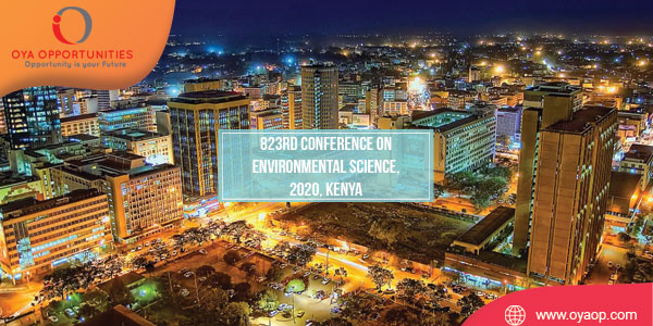 823rd Conference on Environmental Science, 2020, Kenya