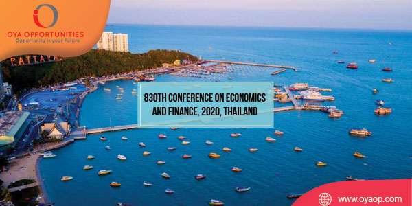 830th Conference on Economics and Finance, 2020, Thailand