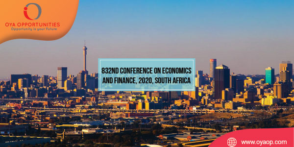 832nd Conference on Economics and Finance, 2020, South Africa