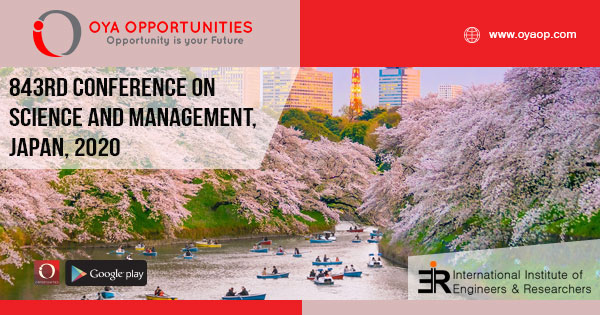 843rd Conference on Science and Management, Japan, 2020