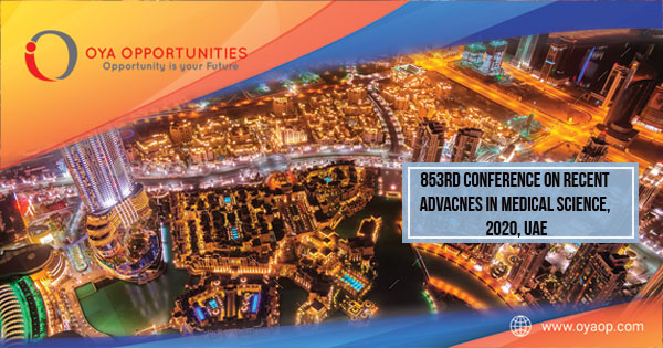 853rd Conference on Medical Science, 2020, UAE