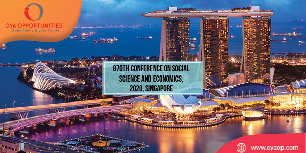 870th Conference on Social Science and Economics, 2020
