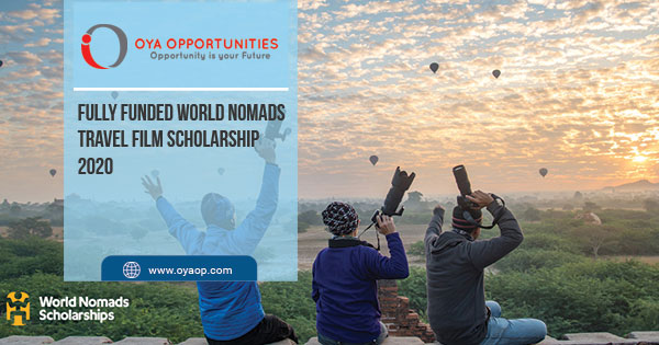 Fully Funded World Nomads Travel Film Scholarship 2020