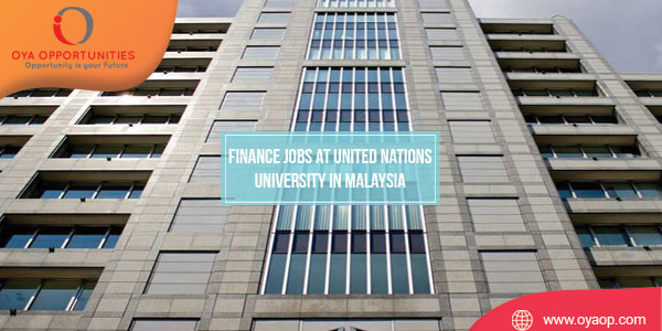 Finance Jobs at United Nations University