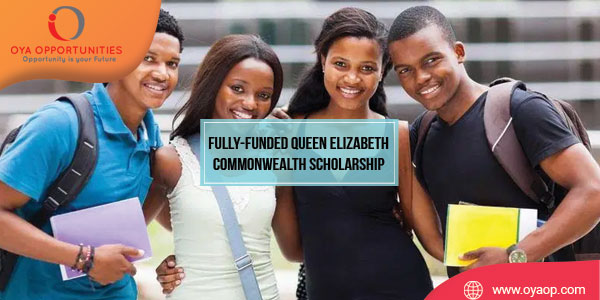 Fully-funded Queen Elizabeth Commonwealth Scholarship 2020