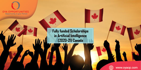 Fully funded Vector Scholarships in Artificial Intelligence (2020-21) Canada