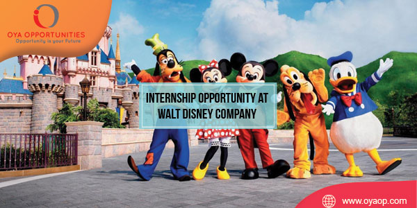 Internship Opportunity at Walt Disney Company in California
