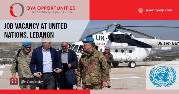 Job Vacancy at United Nations, Lebanon