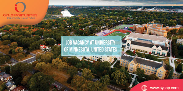 Job Vacancy at University of Minnesota