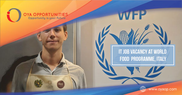 Job Vacancy at World Food Programme, Italy