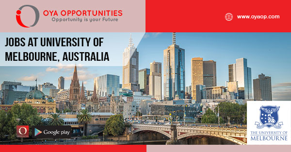 Jobs at University of Melbourne, Australia