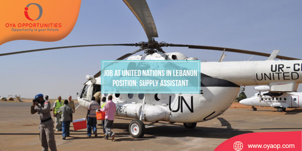 Logistic Job at United Nations in Lebanon