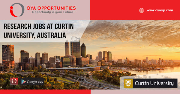 Research Jobs at Curtin University, Australia