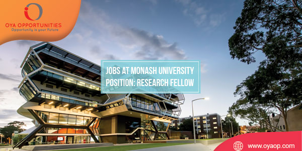 Research jobs at Monash University