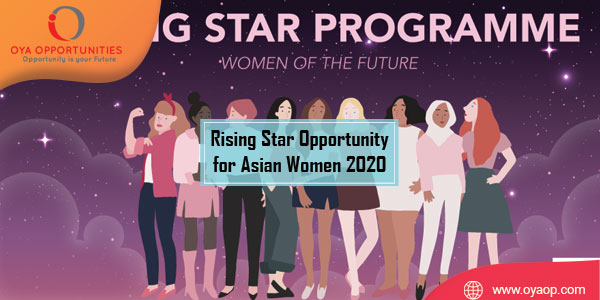 Rising Star Opportunity for Asian Women 2020