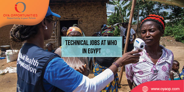 Technical Jobs at WHO in Egypt