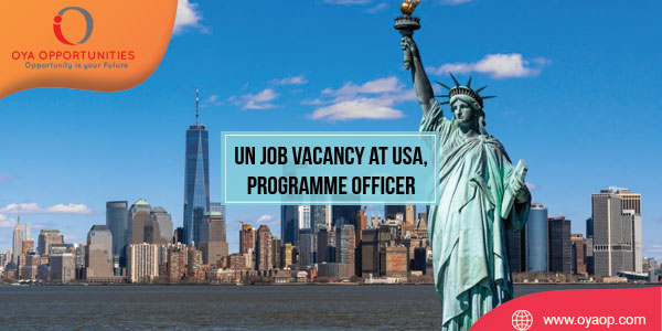 UN Job Vacancy at US, Programme Officer