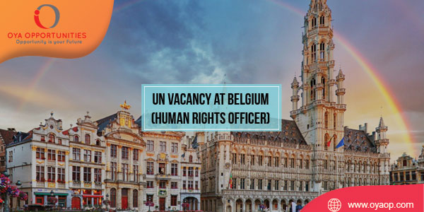 UN Vacancy at Belgium (Human Rights Officer)