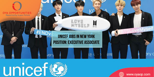 UNICEF Jobs in New York Position: Executive Associate