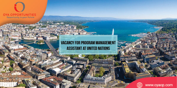 Vacancy for Program Management Assistant at United Nations