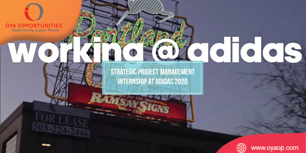 Strategic Project Management Internship at Adidas 2020