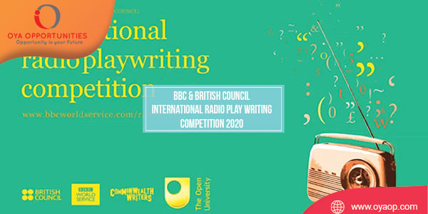 BBC & British Council International Radio Play Writing Competition 2020