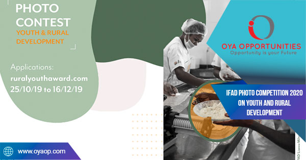 IFAD Photo Competition 2020 on Youth and Rural Development