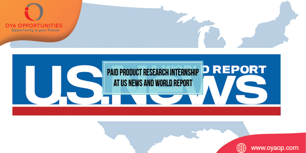 Paid Product Research Internship at US News and World Report
