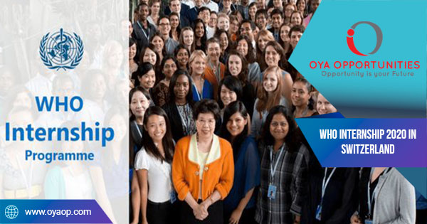 WHO Internship 2020 in Switzerland