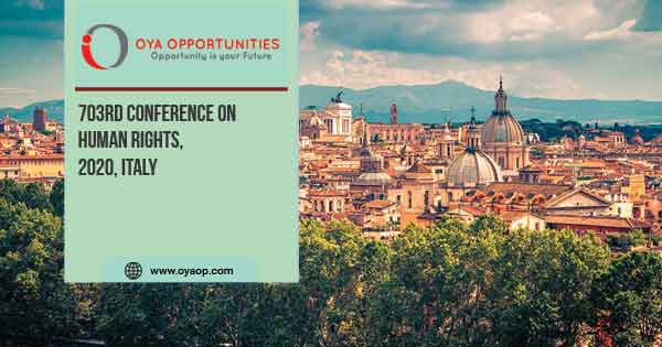 703rd Conference on Human Rights, 2020, Italy
