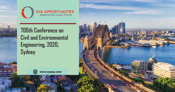 706th Conference on Civil and Environmental Engineering, 2020, Australia