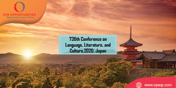 736th Conference on Language, Literature, and Culture, 2020, Japan