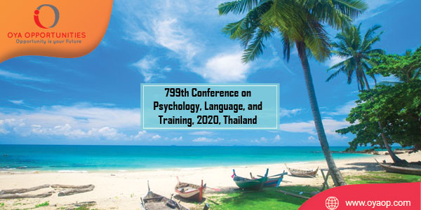799th Conference on Psychology, Language, and Training, 2020, Thailand
