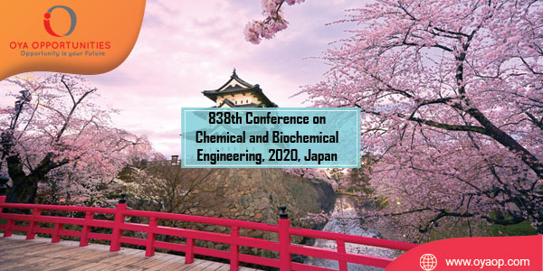 838th Conference on Chemical and Biochemical Engineering, 2020, Japan