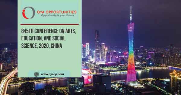 845th Conference on Arts, Education, and Social Science, 2020, China