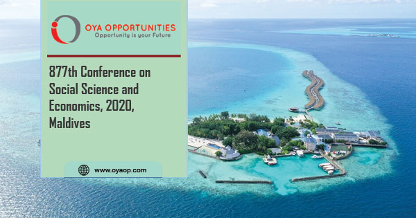 877th Conference on Social Science and Economics, 2020, Maldives
