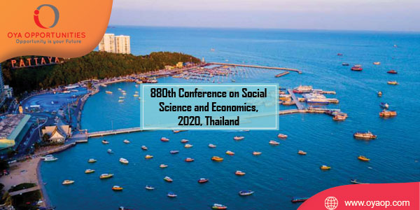 880th Conference on Social Science and Economics, 2020, Thailand