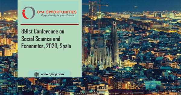 891st Conference on Social Science and Economics, 2020, Spain