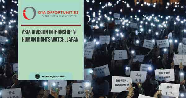 Asia Division Internship at Human Rights Watch, Japan