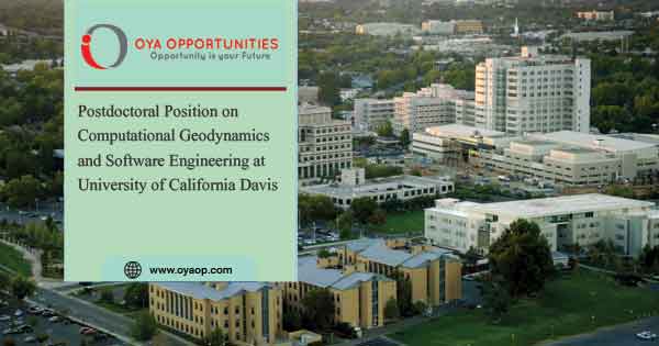Postdoctoral Position on Computational Geodynamics and Software Engineering at University of California Davis