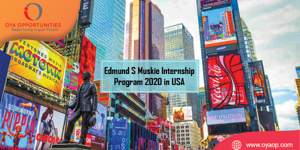 Edmund S Muskie Internship Program 2020 in USA