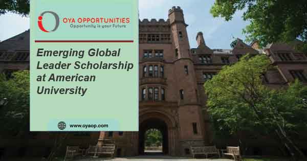 Emerging Global Leader Scholarship at American University